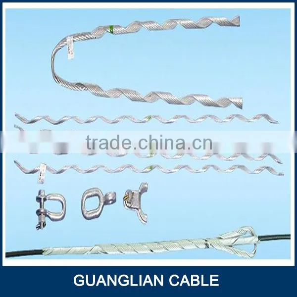 China Manufacturing Preformed OPGW Dead End 160kn Optical Fiber Cable Tension Clamp