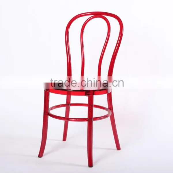 PC Material Resin Thonet Chair for Wedding/party