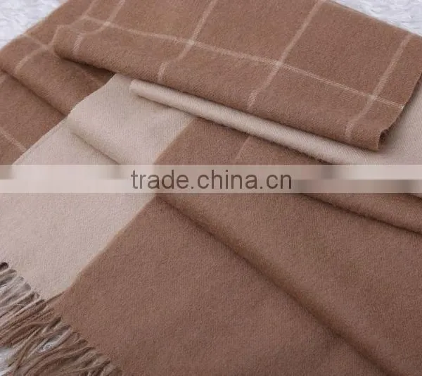 Soft and Warm Camel Cashmere Scarf