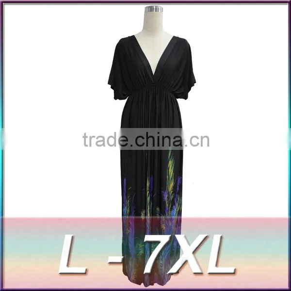Hot Sey V Collar Dress Codes and Beach Resort Silk Dress