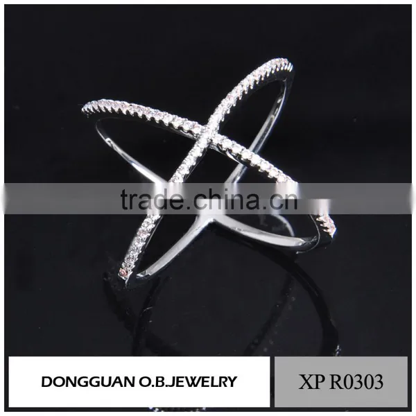 Custom Ladies White Gold Fashion Ring Finger Rings Photos Wholesale photo-4