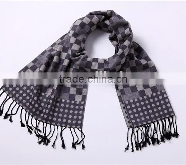 Classic Branded Unisex Plaid Viscose Scarf D800-45 photo-2