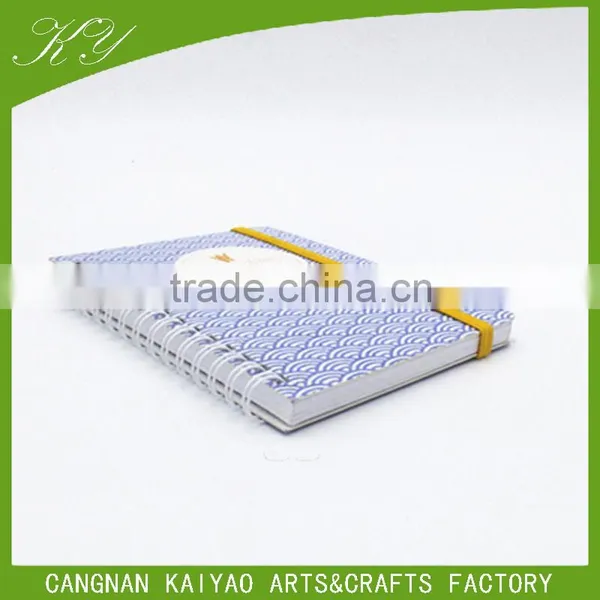 Office and School Supplies Custom Print Personalized Hardcover Spiral Notebook With Elastic Band photo-4