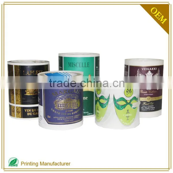 Multiple Design Label For Glasses In Wine Labels With LOGO Printing photo-4