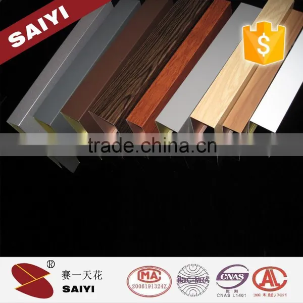 Baffle Aluminum Suspended Ceiling Tile Interior Wall Paneling photo-3