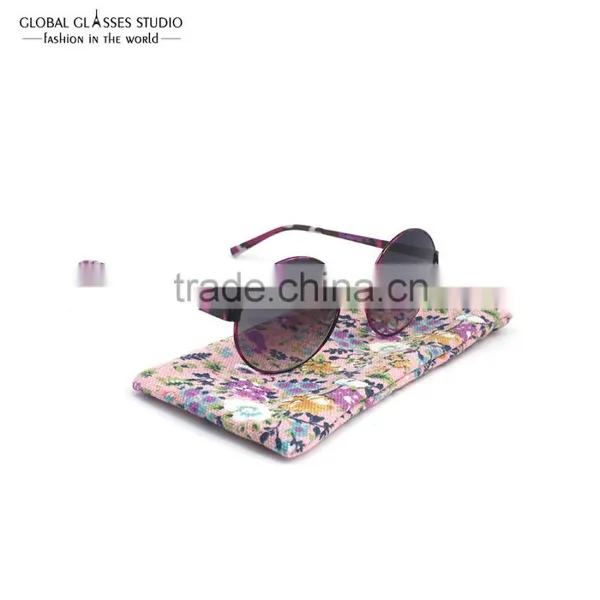 New Hot Selling Soft Cloth Bag Sunglasses Glasses Pouches Black Red Flower Eyewear Accessories Mobile Phone Bag BDH08 photo-6