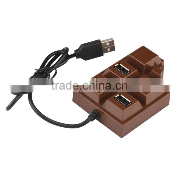 Personal-design Chocolate-shape 4 Port Usb 2.0 Hub Form Usb Por Hub Suppliers photo-4