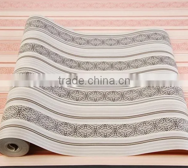 Modern Brief Style Living Walls Deep Embossing Wallpaper photo-3