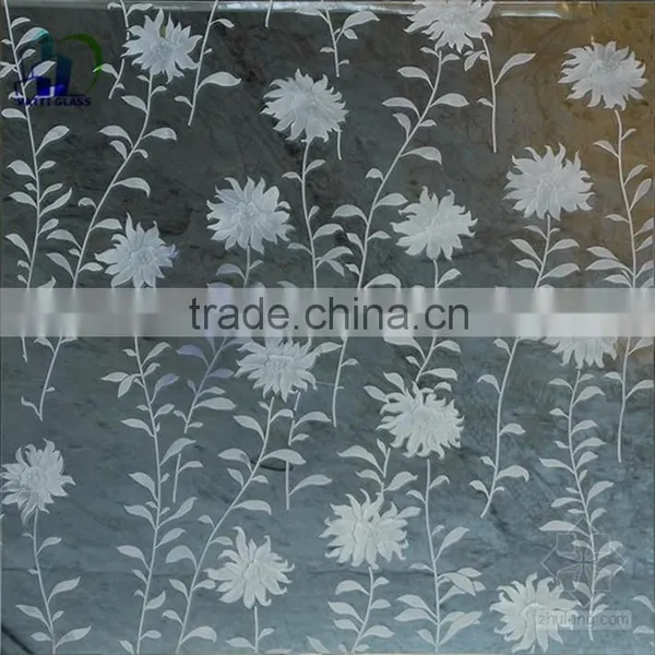 Fine Workmanship of the Decorative Glass Designed for Bathroom Door, Desktop, Partition Wall Design photo-6