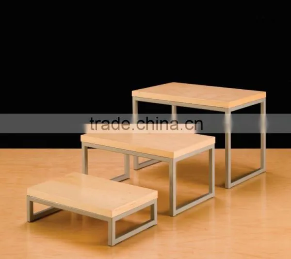 Display Table Riser Stand With Wooden Top photo-2