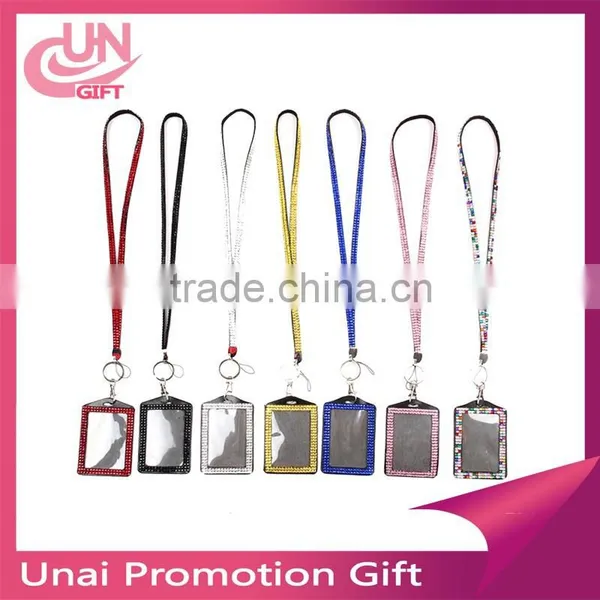 BLING RHINESTONE DIAMANTE CRYSTAL LANYARD ID BADGE HOLDER IN STOCK photo-3