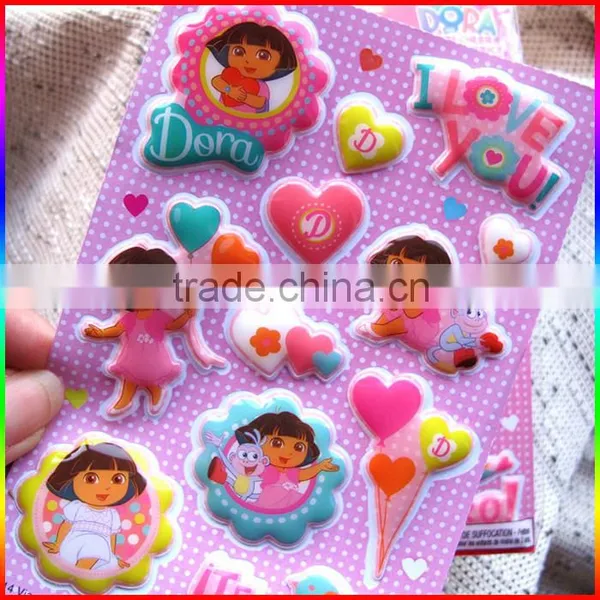 Custom Small Cartoon Puffy Sticker/foam Sticker for Kids photo-2