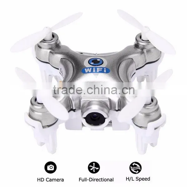 RC Quadcopter Cheerson CX-10W CX10W Wifi FPV 0.3MP Camera LED 3D Flip 4CH CX10 Update Version Mini Drone BNF Helicopter Toy Gift photo-3