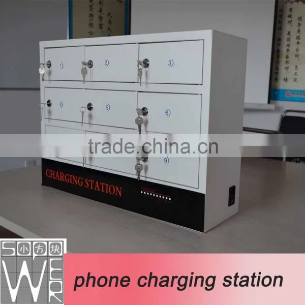 9 Compartment Steel Locker Self Charging dc to ac Inverter photo-2