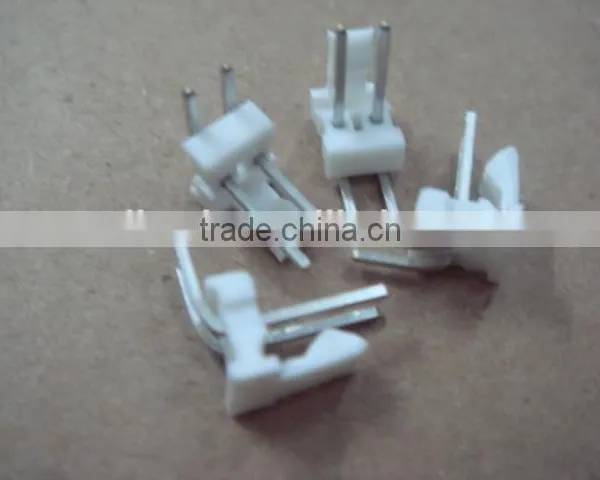 2.54mm Pitch PCB Wire to Board Connector TE 2P MAT100 HDR ASSY SQ Connector 640457-2 Right Angle Header 2 Pin Through Hole photo-6