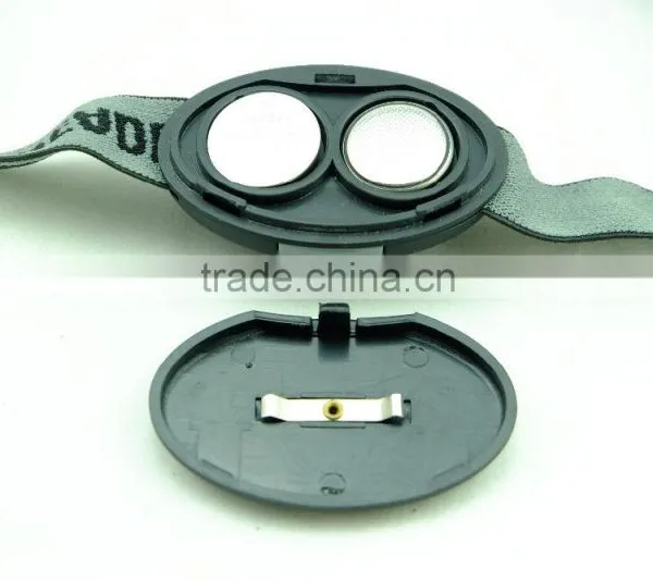 Super Bright Waterproof Outdoor Camping 2*CR2032 Battery HeadLamp 3 Led Headlight photo-2