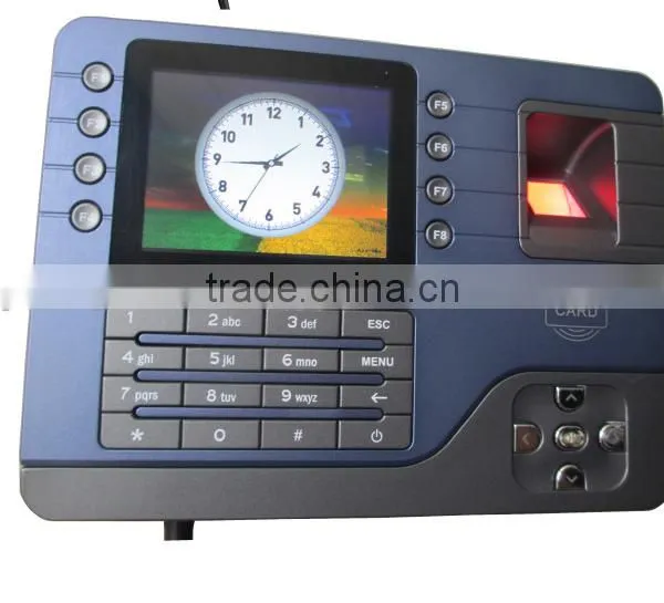 U Disk 125khz 3.5 Inch TFT USB Biometric Fingerprint Time Attendance System photo-4