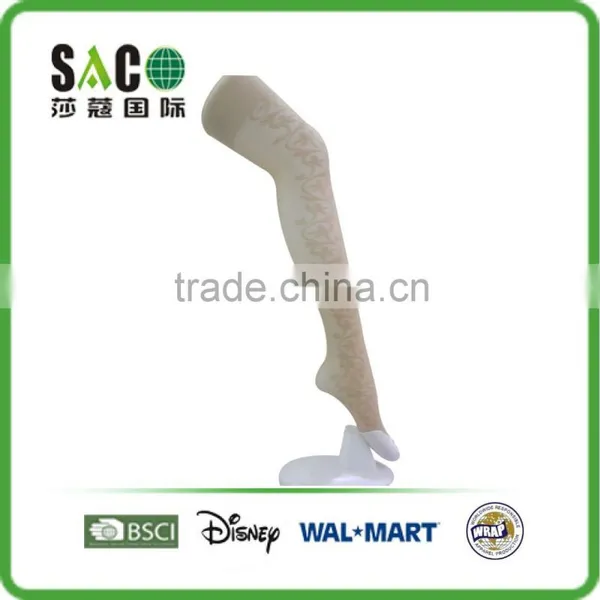 Fashion Big Flower Jacquard Lady's Tights photo-2