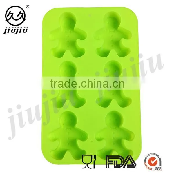 Christams Snowman Shape Silicone Ice Cube Tray/baking Mold photo-4