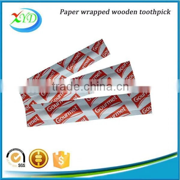2016 High Quality 4 Sides Paper Wrapped Toothpick in China Factory photo-2