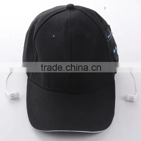 2016 New Creative Baseball Cap Hat Prevented Bask in Bluetooth Music Headphones Hat Cap Hands-free Bluetooth Headset photo-3