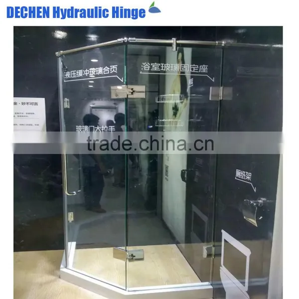 China Supplier 180 /135/90degree Automatic Heavy Duty Tempered Glass Clamp / Shower Door Hinge