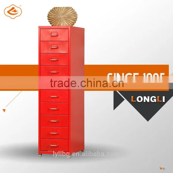 High Quality Knock Down Office 3 Drawer Vertical Drawer Storage Cabinet photo-5