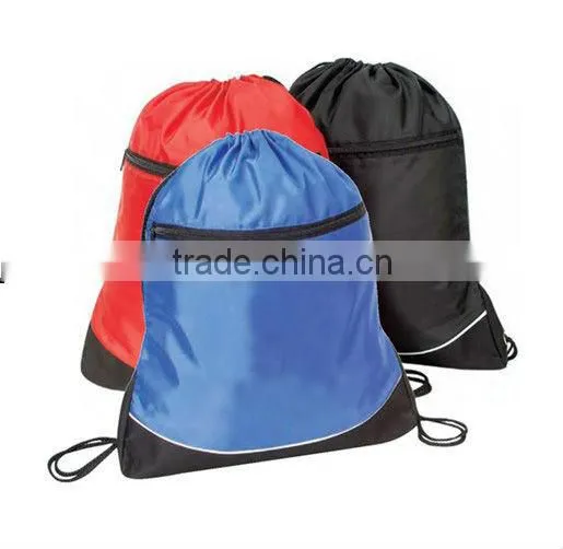 Factory Price Custom Logo Print Hiking Sports Drawstring Sling Backpack photo-5