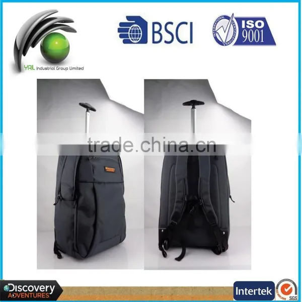 Best design Nylon 900D rolling backpacks trolley backpack trolley cases