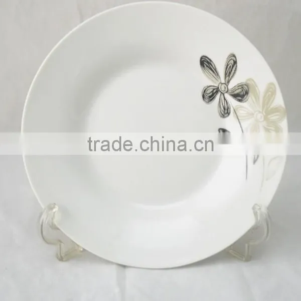 Factory Direct, 8inch Round Ceramic Plate, Porcelain Flat Plate for Lebanon photo-3