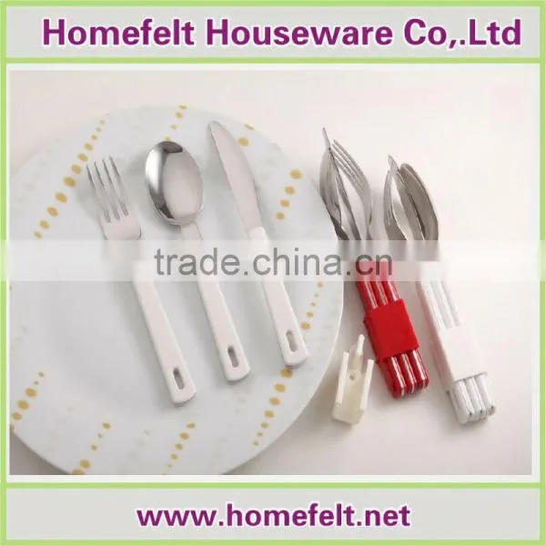 plastic forks and knives