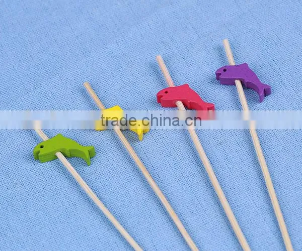 Decorative Fruit Toothpicks /stick With Fish Logo photo-2