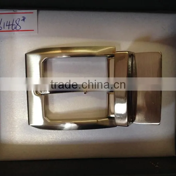 Customized High Quality Men Simple Pin Metal Belt Buckle 30mm Reversible Pin Belt Zinc Alloy Belt Buckle