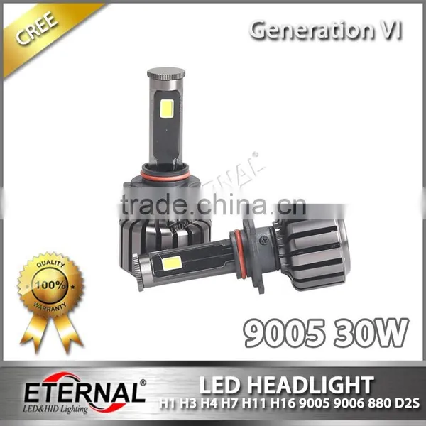 80W Universal Size LED Headlight Bulb Replacement H1 H3 H4 H7 H11 H13 9005 9006 880 D2S Car Automotive Led Headlight Bulb Kit photo-3