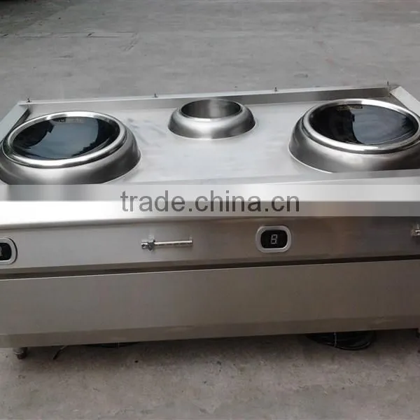 Commercial Stainless Frying Stove Induction Cookerstove Two Fries Stove photo-3
