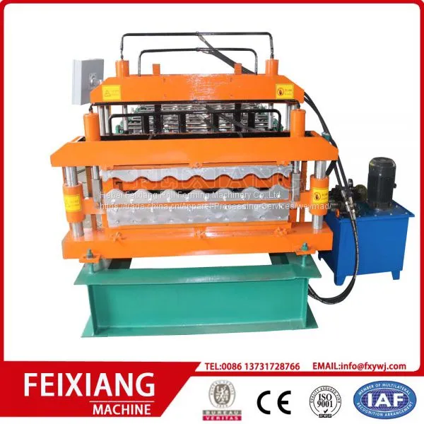 Roof and Wall Glazed Tile Roll Forming Machine photo-5
