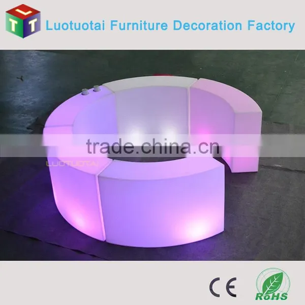 In Stocks--2015 Hot Sales Event Nightclub LED Round Snake Bar Counter photo-5