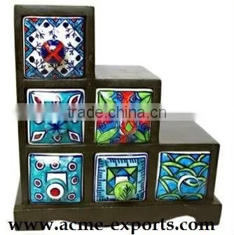 Wooden Box Ceramic Drawer Supplier