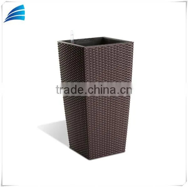 Self Watering Rattan Planter Pot photo-2