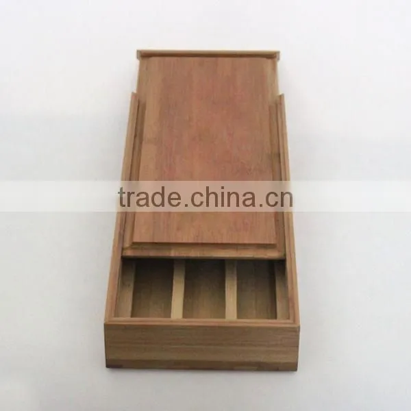 Customize Square Paulownia Tea Package Box, Crafts Torage Boxes photo-2
