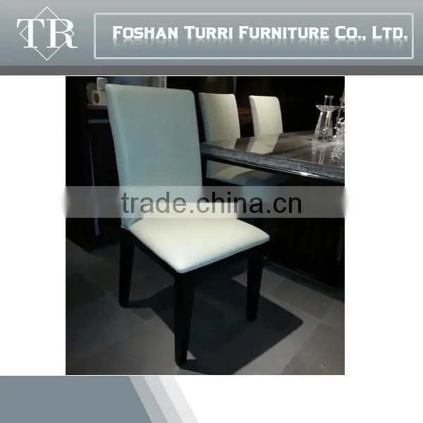 French Elegant Wooden Leather Dining Chair photo-4