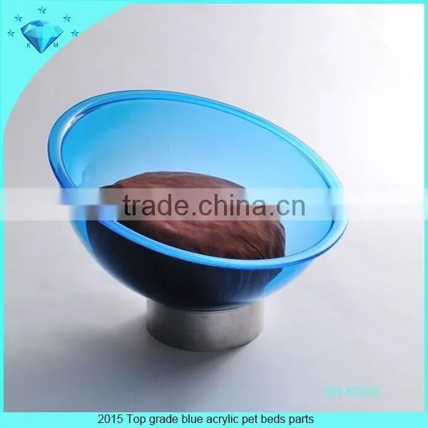 Hot Selling Large Capacity Round Acrylic Pet Bed for Two Dog photo-2