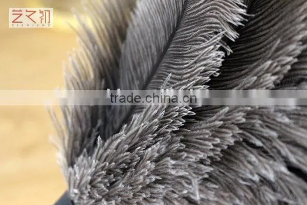 Short Wood Handle Natural OSTRICH Feather DUSTER photo-2