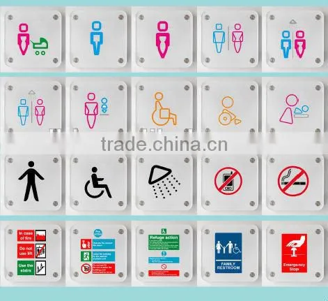 Acrylic Pictogram Sign