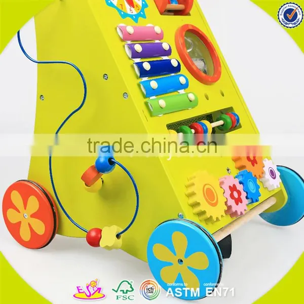 2017 Wholesale Wooden Baby Activity Center Preschool Wooden Baby Activity Center W16E072 photo-3