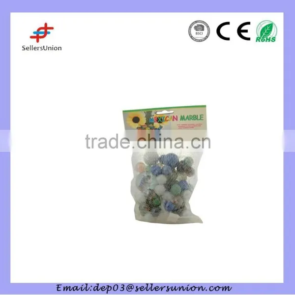Glass Mexican Marble Decorative Glass Marbles 60CT