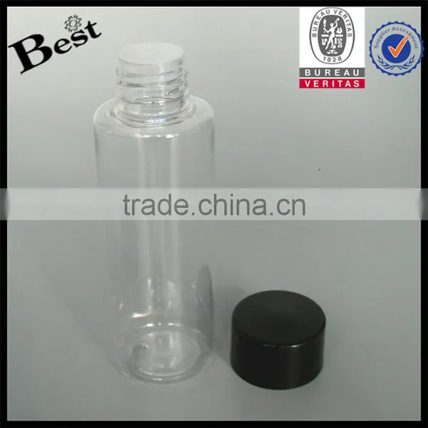 2017 Hot New Producosmetic Packaging Beard Oil Essentialoil Flat Shoulder Cosmetic Toner 250ml Flip Top Cap Clear Plastic Bottle photo-4