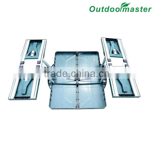 Folding Camp Portable Aluminum Wholesale Picnic Table With 4Seats photo-2