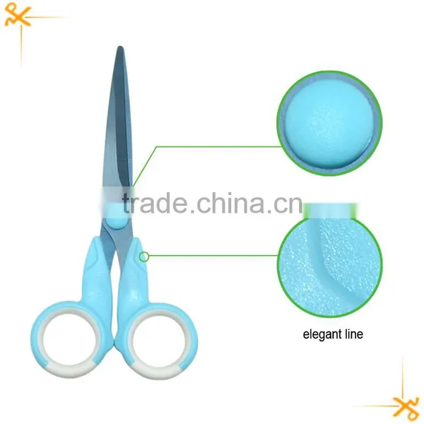 Soft Tpr Ring Office and Household Scssiors photo-2