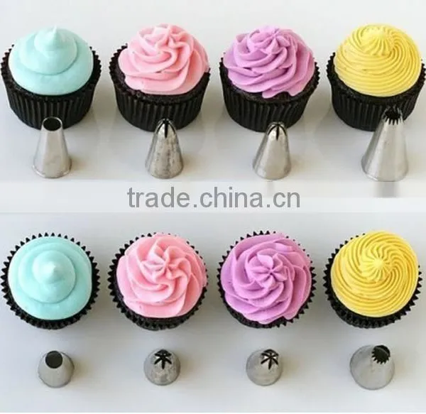 24pcs/set 430 S/s Different Shape Cake Decorating Tips photo-4